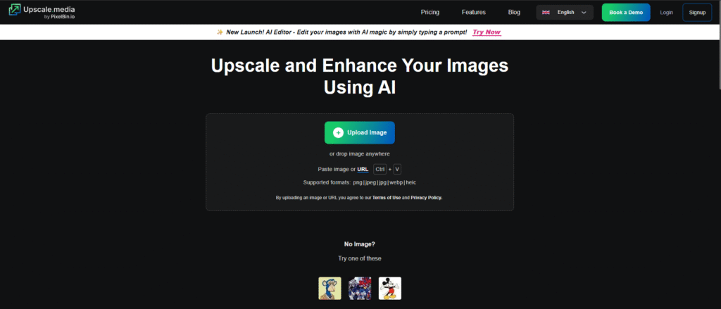 تحسين جودة الصور باستخدام upscale.media: تحول الصور إلى صورة عالية الجودة