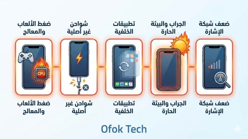 أسباب سخونة الهاتف : 5 نصائح لإنقاذ موبايلك من الانفجار